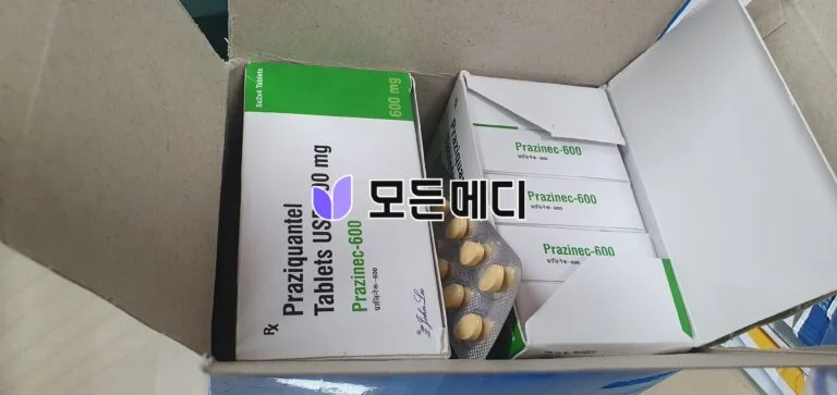 프라지콴텔 600mg Prazinec 직구, 구매, 후기