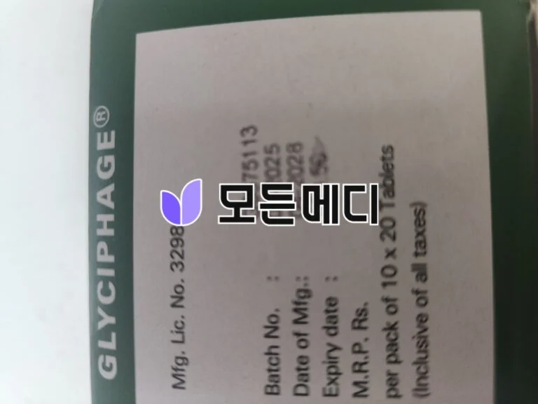 메트포르민 글리시파지 직구, 구매, 후기