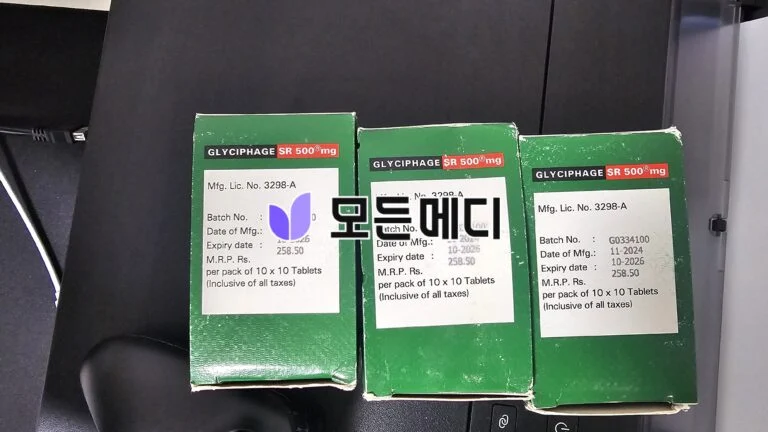 메트포르민 글리시파지 SR 직구, 구매, 후기
